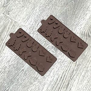 Christmas in July Brown Silicone Holiday Molds